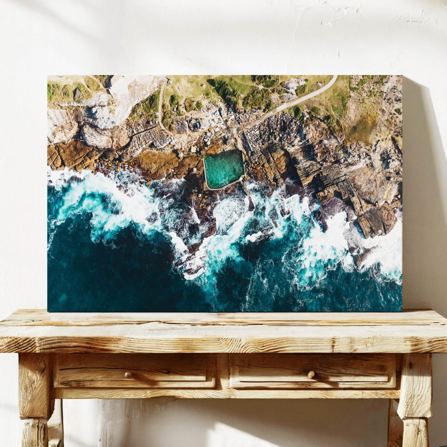 Mahon Pool Sydney Coastal Canvas Prints