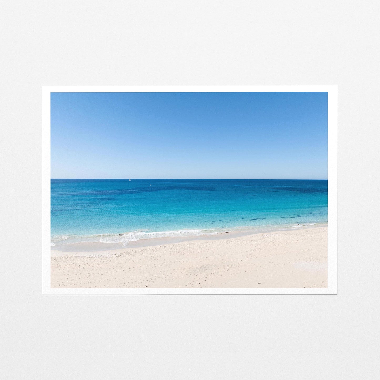 Eagle Bay sea and sand fine art paper print