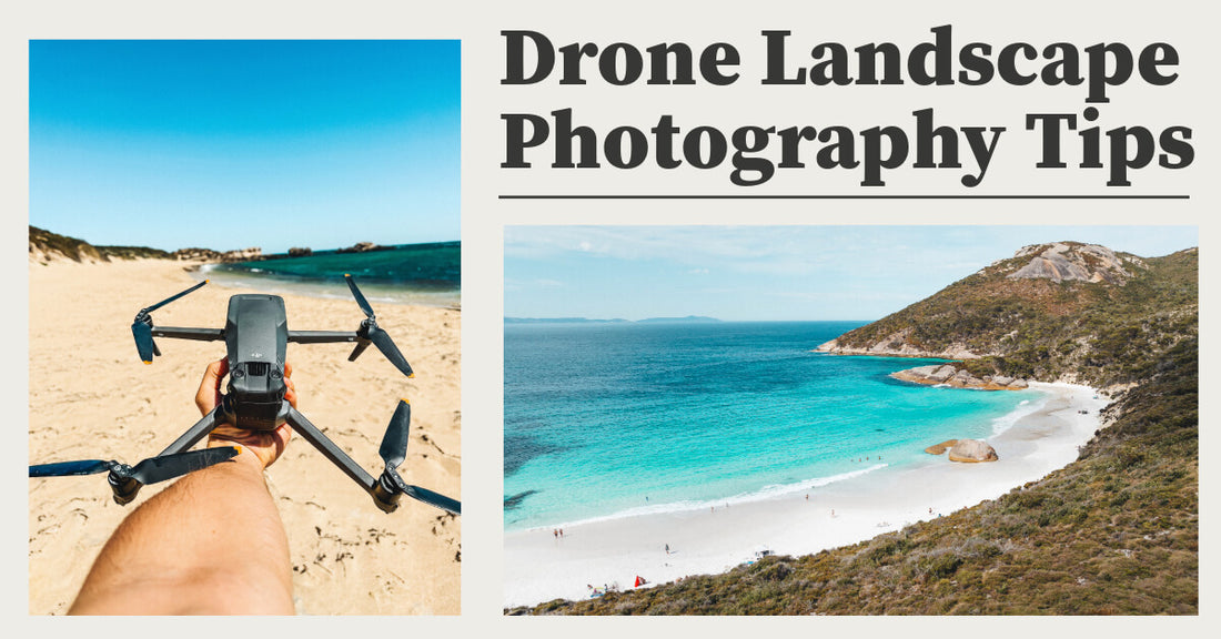 Drone landscape photography