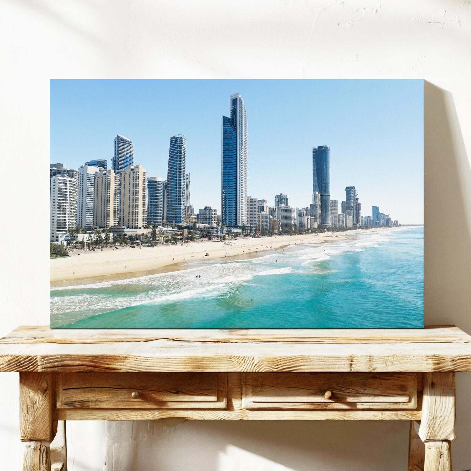Surfers Paradise Beach Canvas Wall Art QLD
