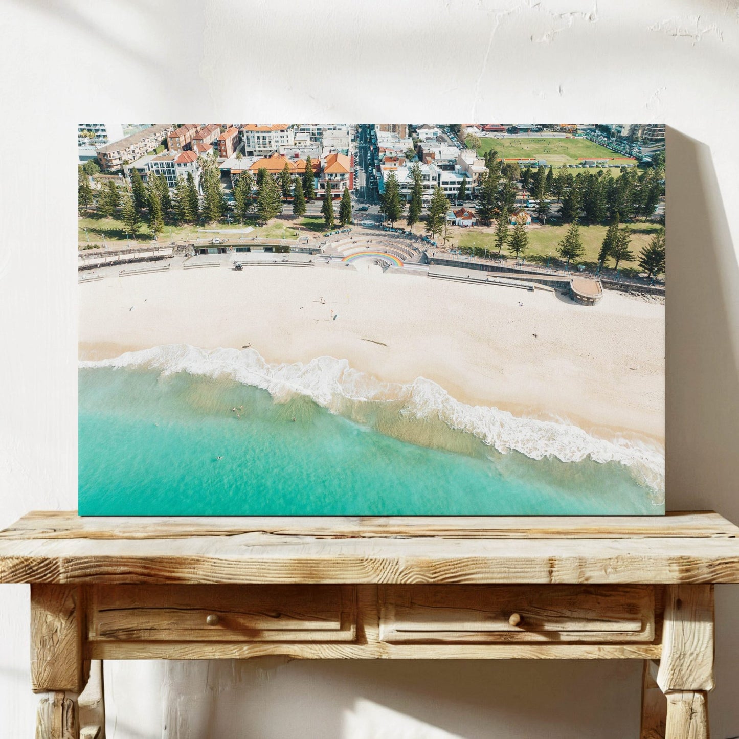 Coogee Beach Framed Canvas Art Sydney
