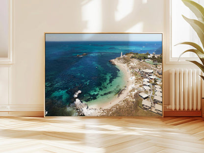 Pinky Beach Canvas Art Rottnest Island WA image 1