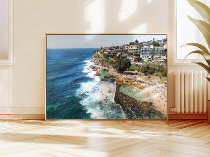 Bronte Beach Framed Canvas Wall Art Sydney image 2