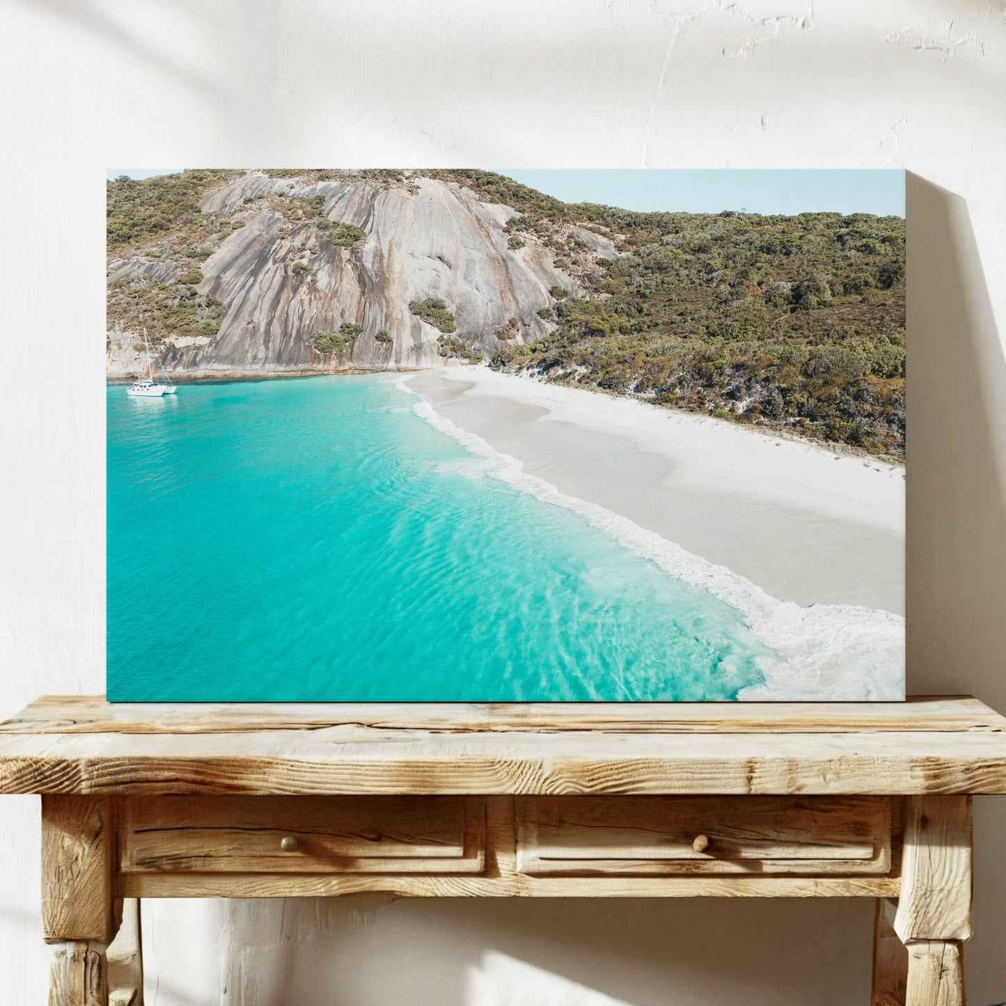 Misery Beach Photography Framed Canvas Albany