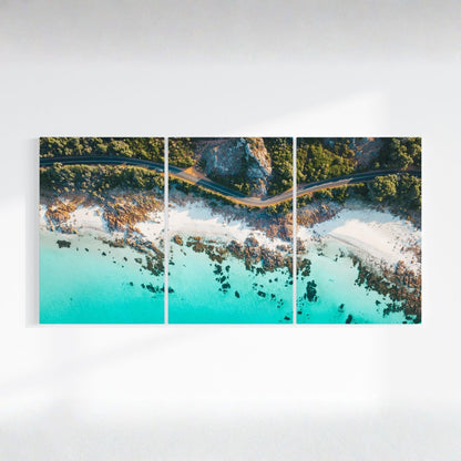 Western Australia Beach Three Piece Canvas Art image 0