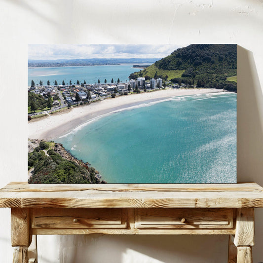 Mount Maunganui Beach Canvas Art New Zealand