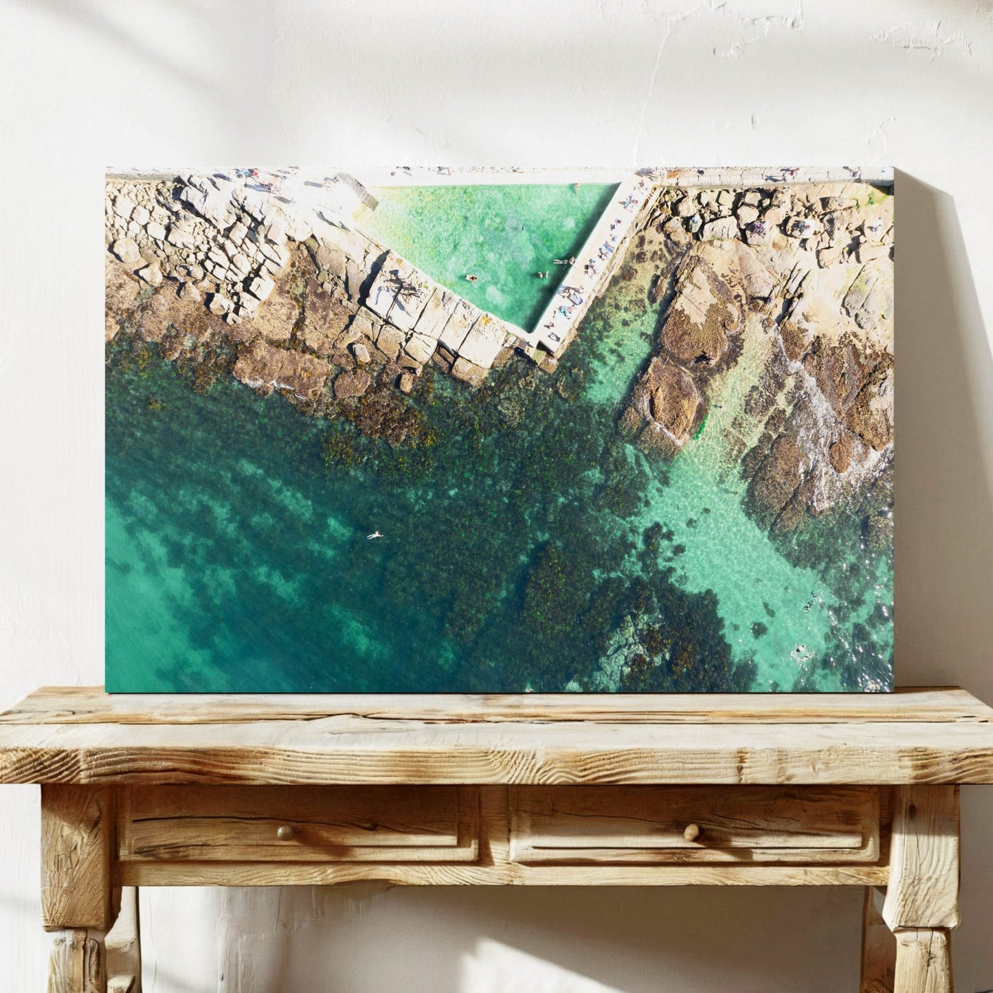 Fairy Bower Sea Pool Framed Canvas Sydney