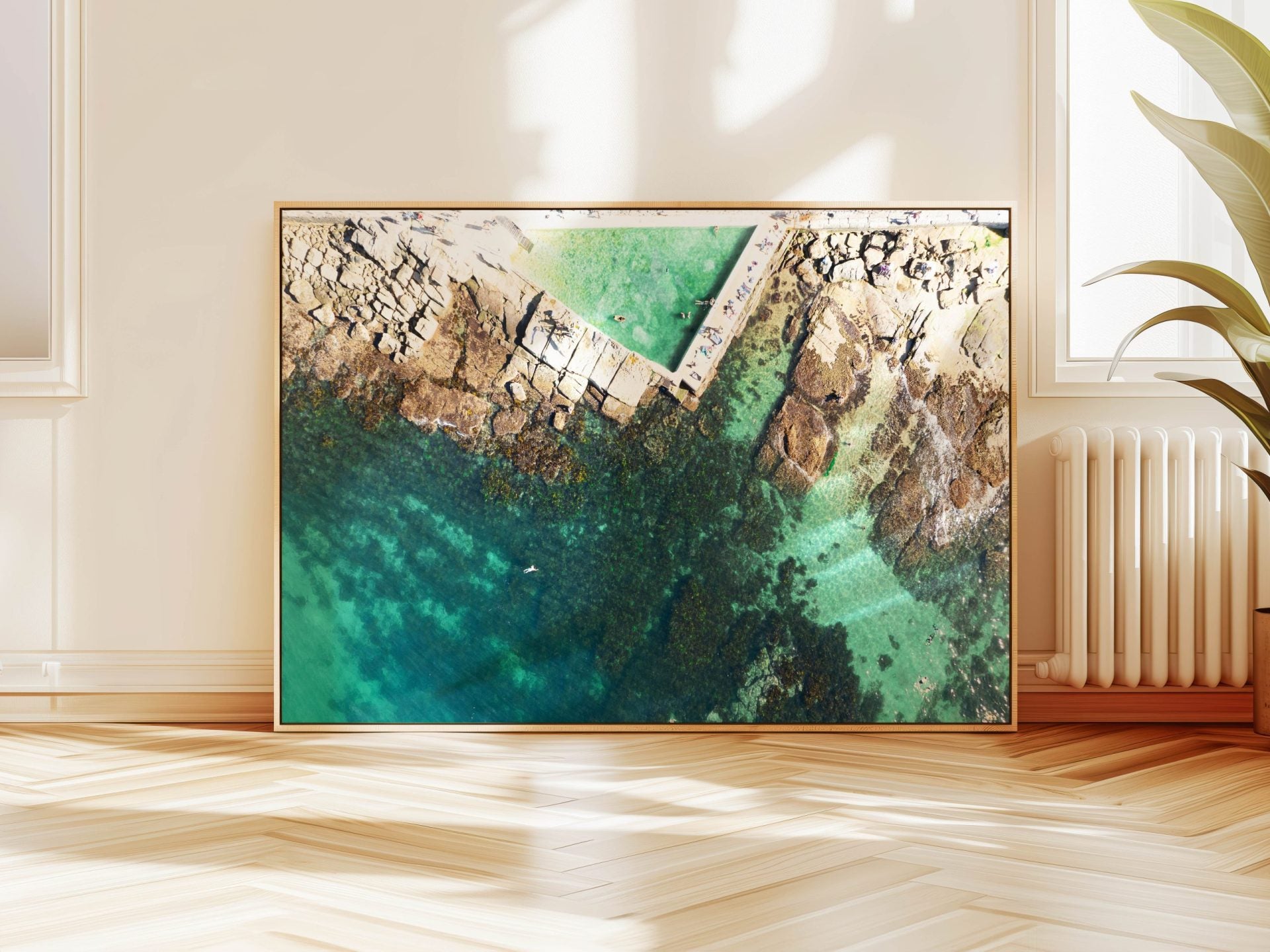 Fairy Bower Sea Pool Framed Canvas Sydney image 2