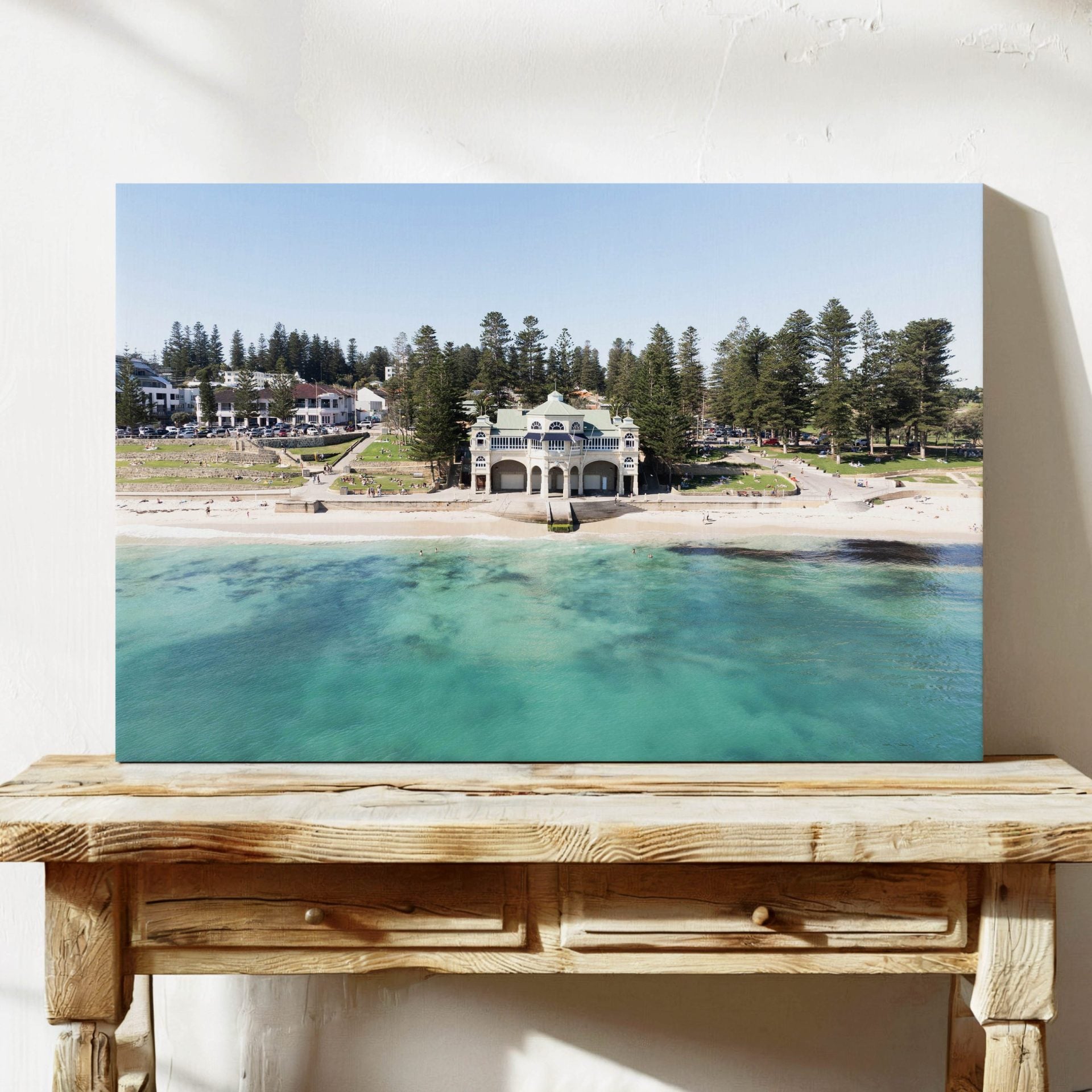 Cottesloe Beach Framed Canvas Wall Art Perth