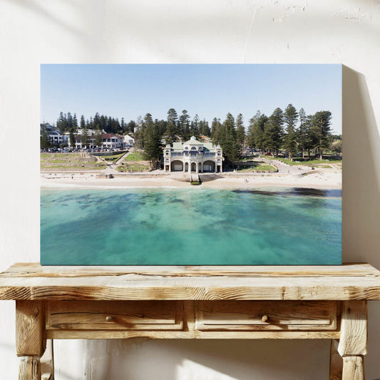 Cottesloe Beach Framed Canvas Wall Art Perth