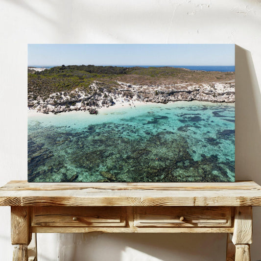 Salmon Bay Canvas Art Rottnest Island WA