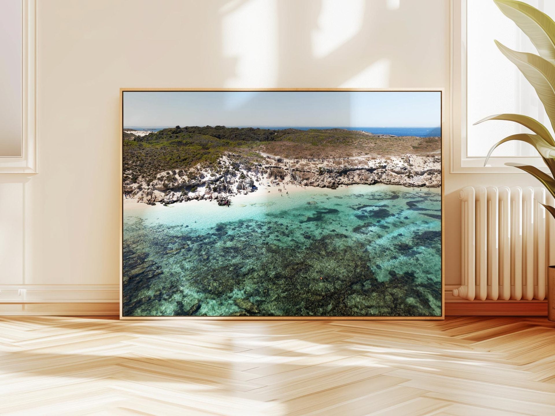 Salmon Bay Canvas Art Rottnest Island WA image 2
