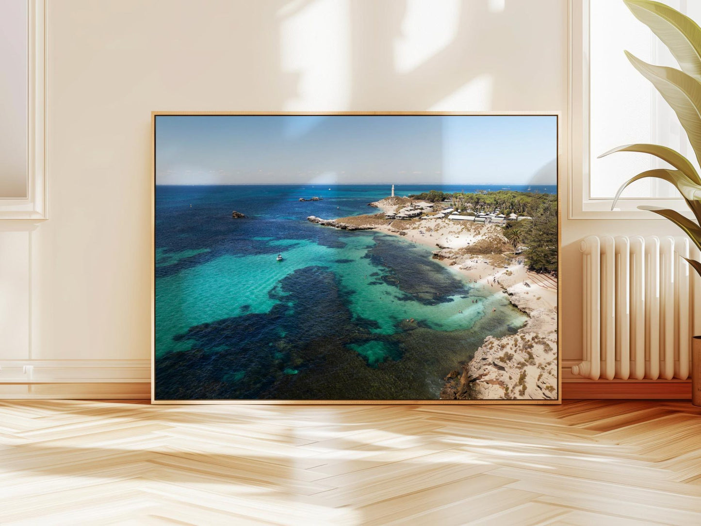 The Basin Framed Canvas Rottnest Island image 2
