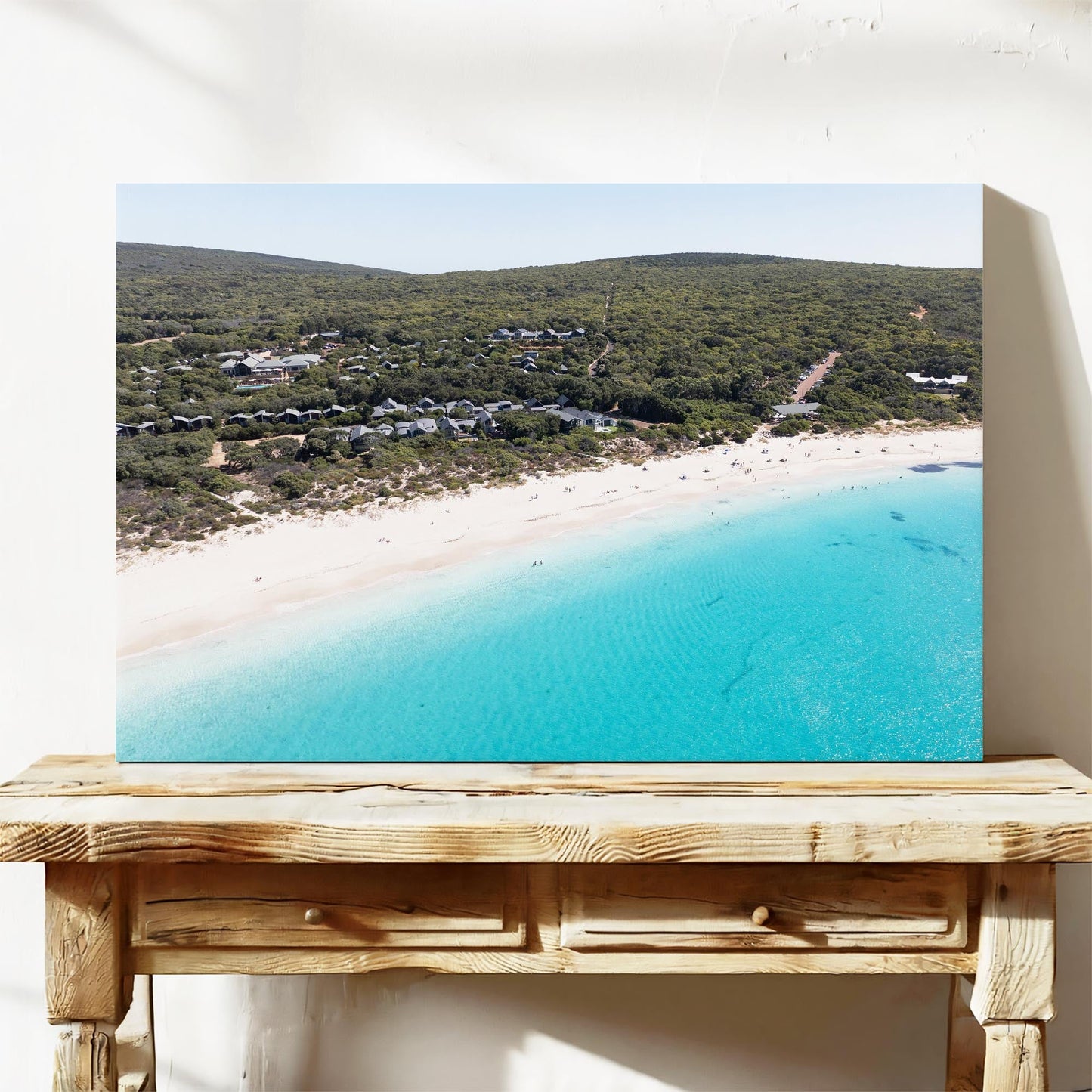 Bunker Bay aerial canvas wall art Dunsborough WA