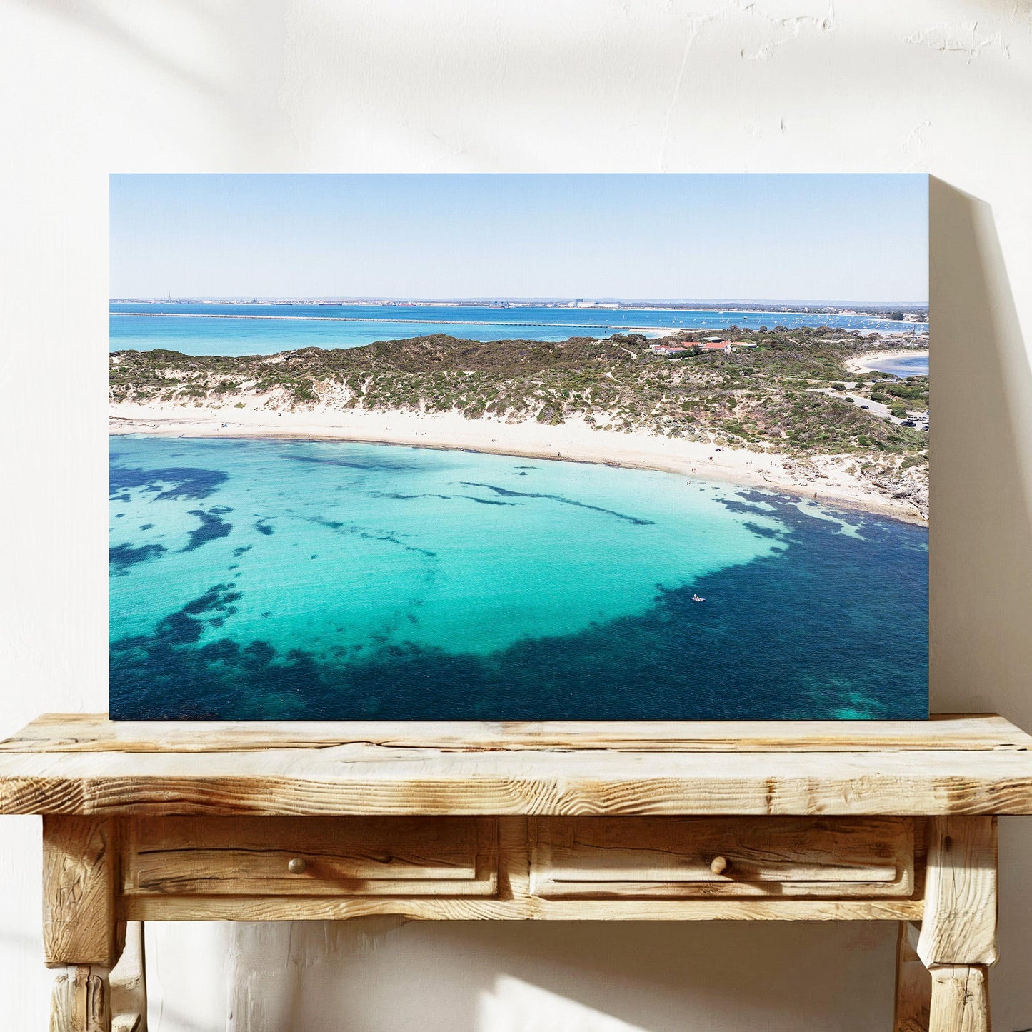 Point Peron aerial canvas wall art Rockingham