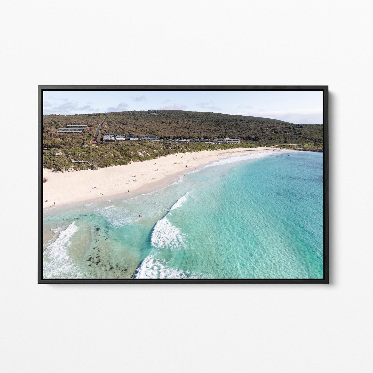 Smiths Beach Yallingup black framed canvas