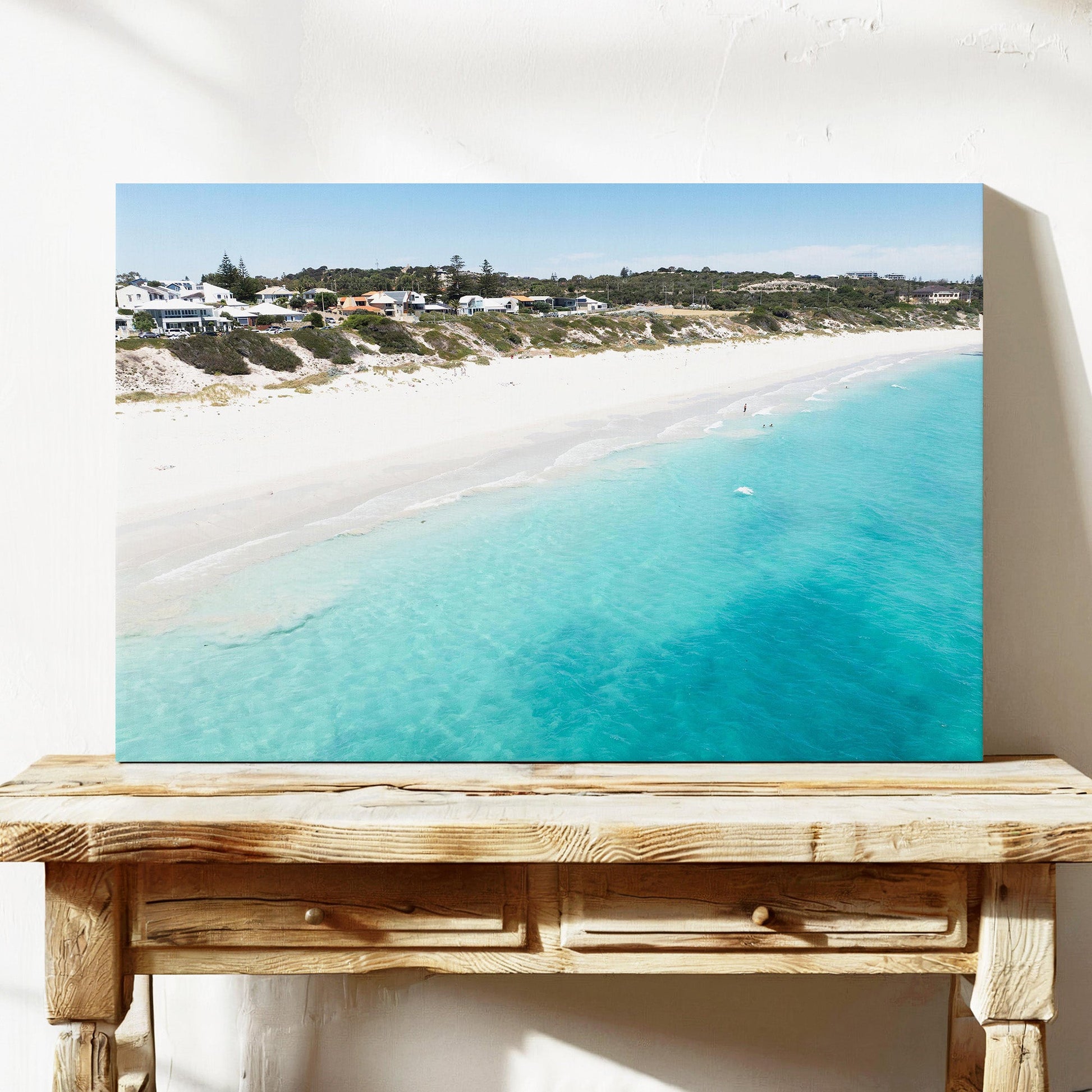South Cottesloe Beach aerial canvas wall art Perth