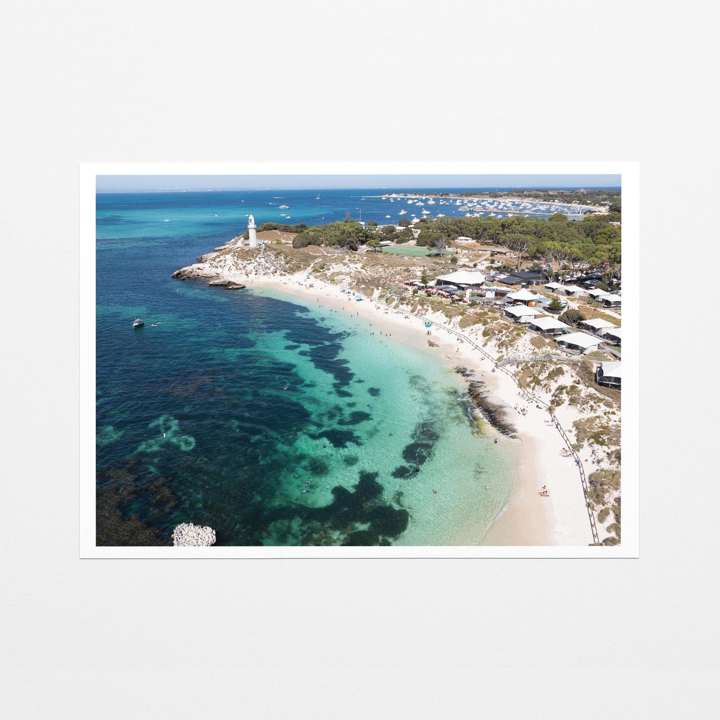 Pinky Beach fine art paper print