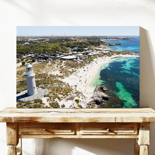 Pinky Beach Canvas Wall Art Rottnest Island