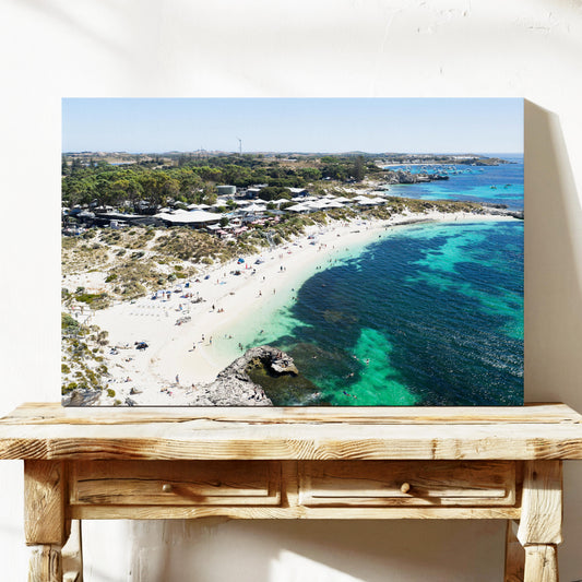 Pinky Beach Canvas Art Prints Rottnest Island