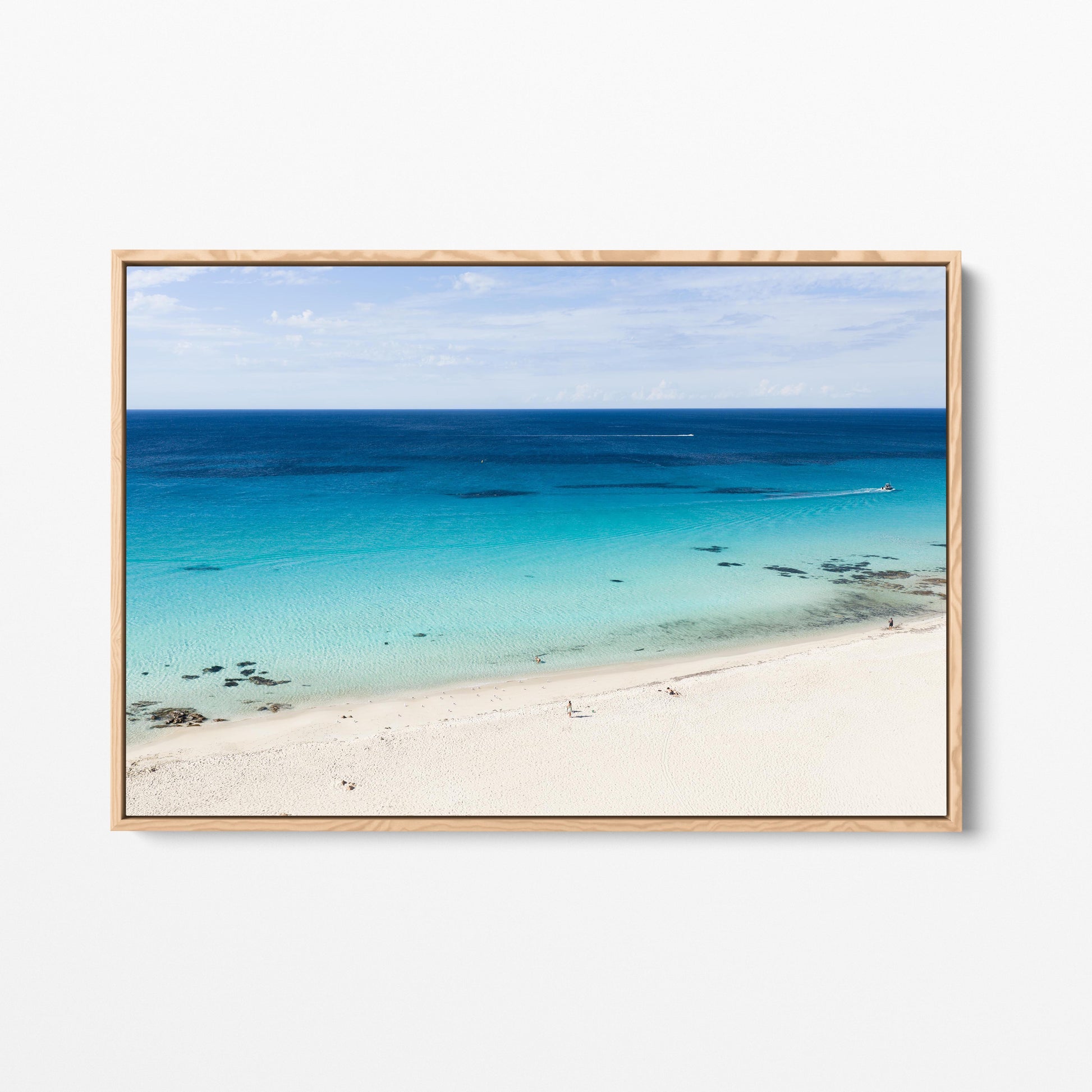 Eagle Bay Oak Framed Canvas
