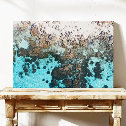 Eagle Bay Reef Abstract Canvas Wall Art WA