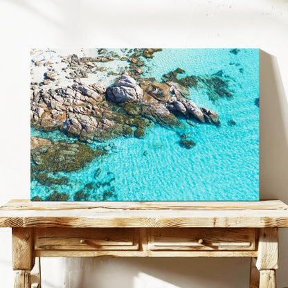 Eagle Bay Granite Boulders Canvas Art Prints WA