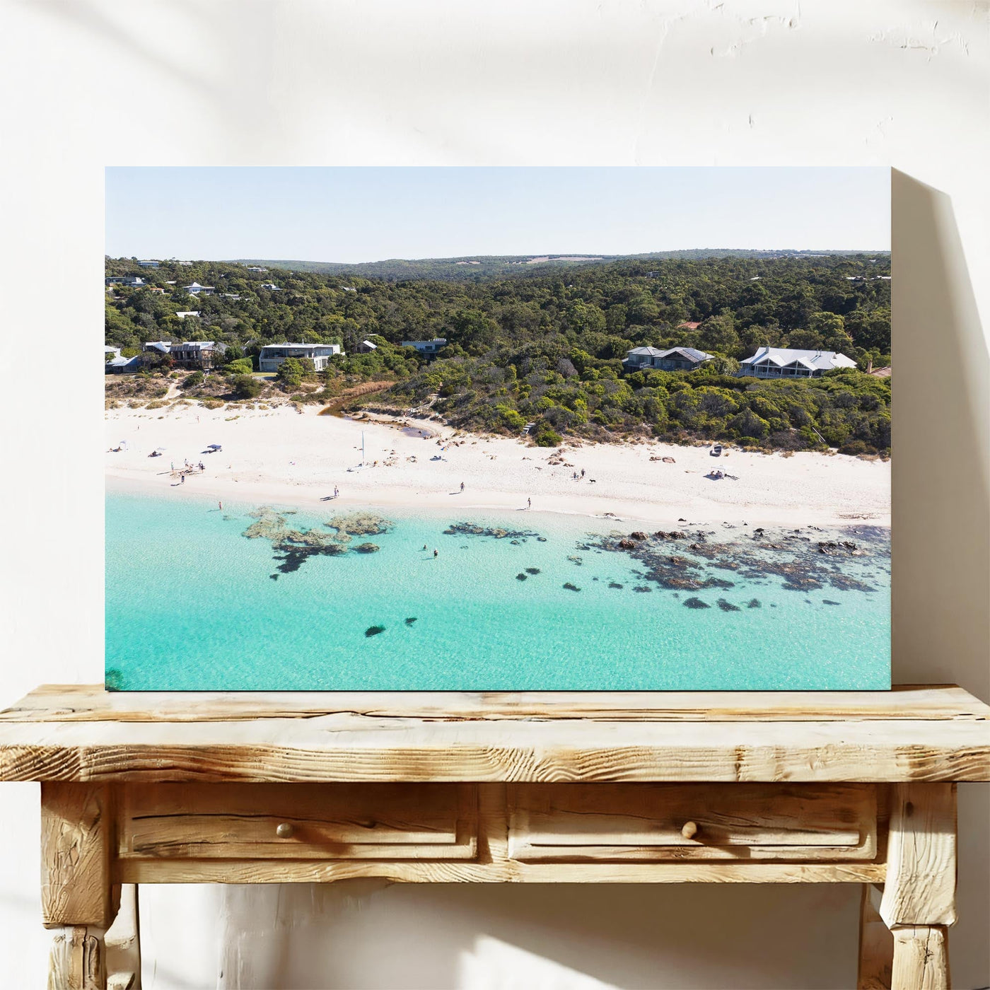 Eagle Bay aerial canvas print Dunsborough WA