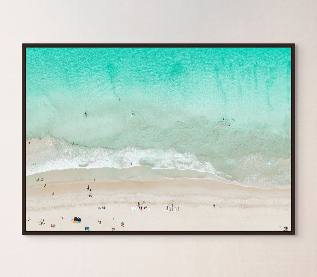 Scarborough Beach Surfer Canvas Artwork image 4