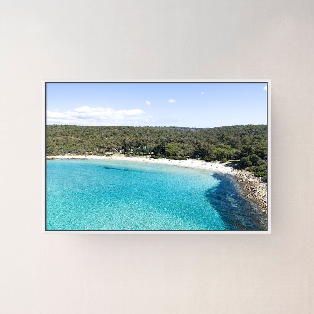 Meelup Beach Framed Canvas image 3