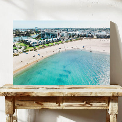 Mandurah Town Beach Canvas Art WA