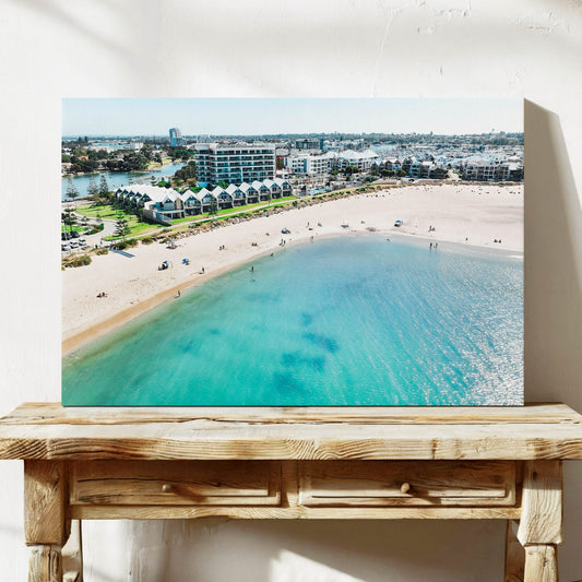 Mandurah Town Beach Canvas Art WA