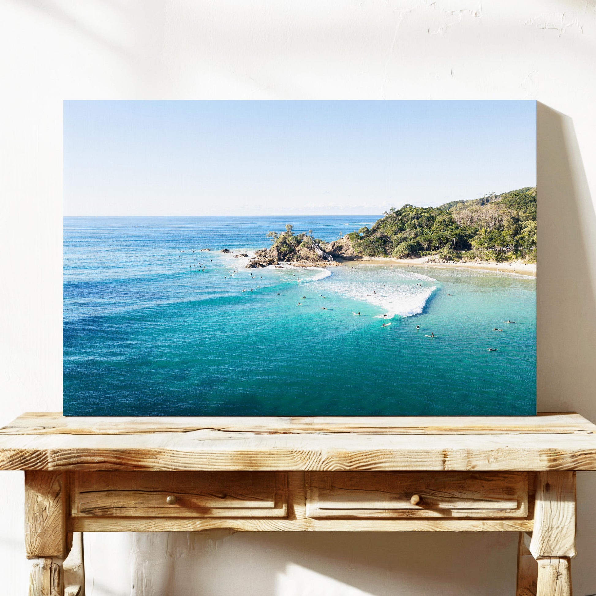 Byron Bay Surfers Point Break Canvas Wall Art NSW