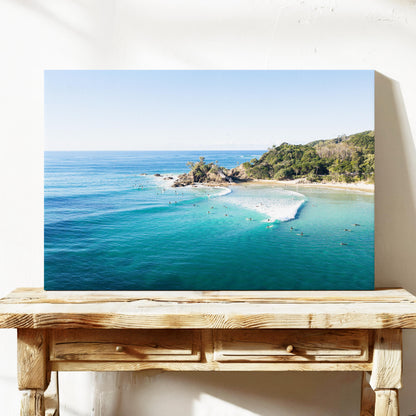 Byron Bay Surfers Point Break Canvas Wall Art NSW