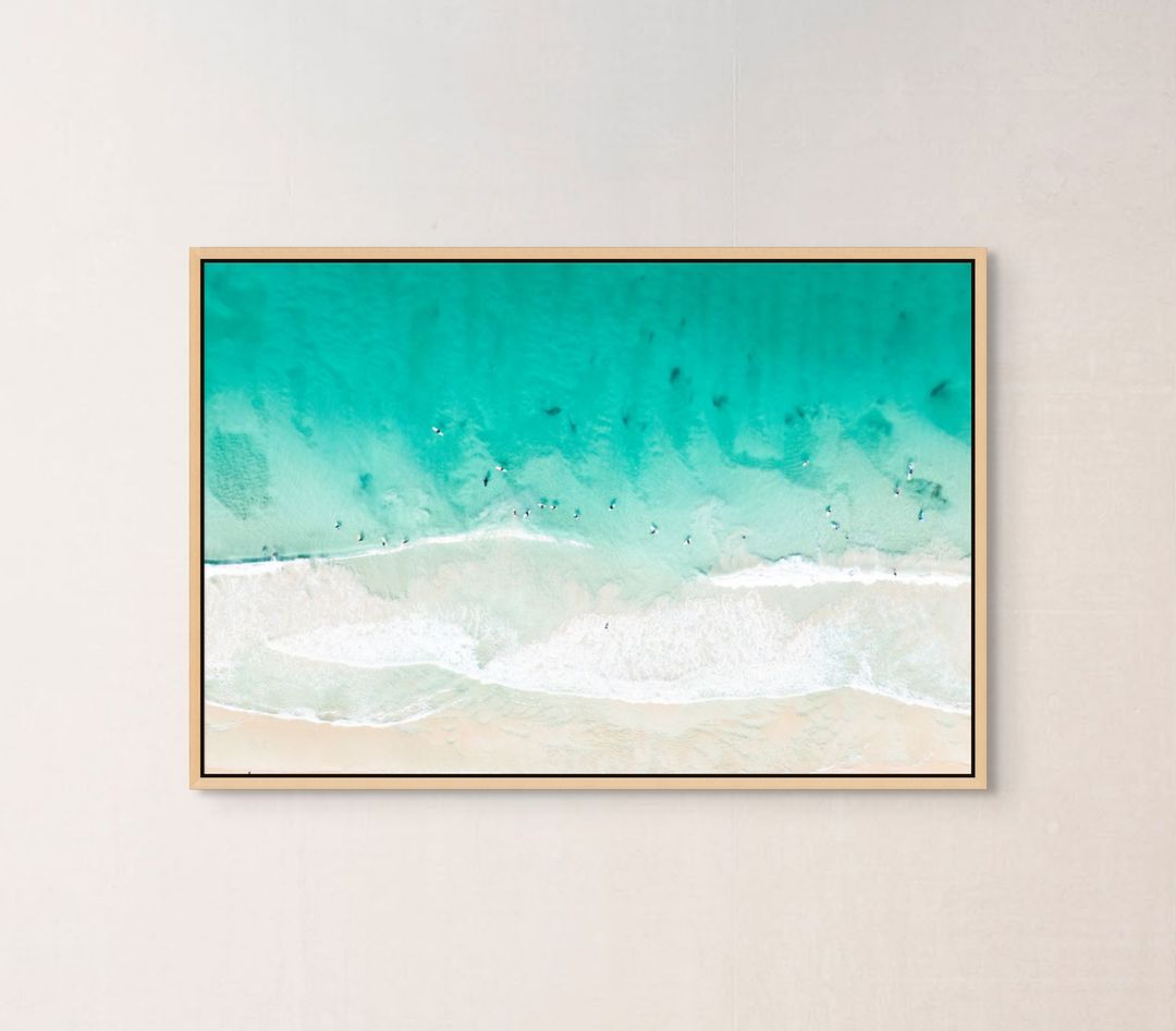 Ocean Waves Framed Wall Art image 3