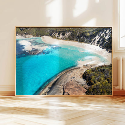 Salmon Holes Framed Beach Wall Art WA image 2