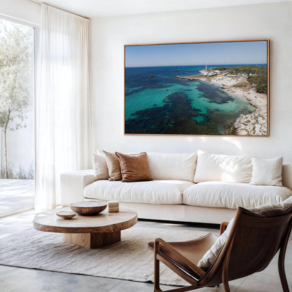 The Basin Framed Canvas Rottnest Island image 3