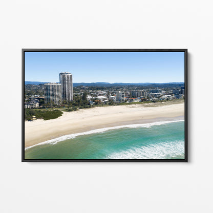 Palm Beach Highrise Black Framed Canvas