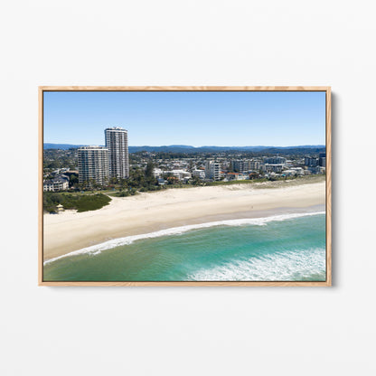 Palm Beach Highrise Oak Framed Canvas