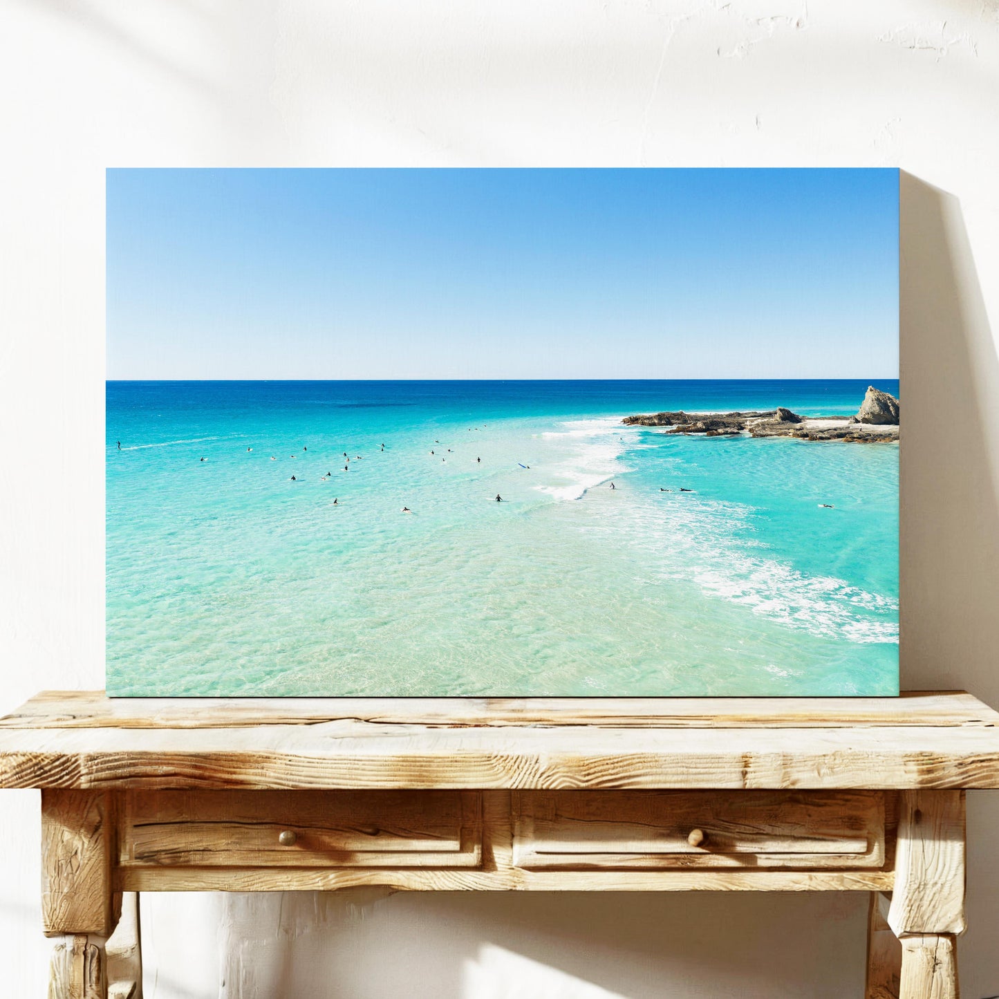 Palm Beach Surfers Point Canvas Wall Art QLD