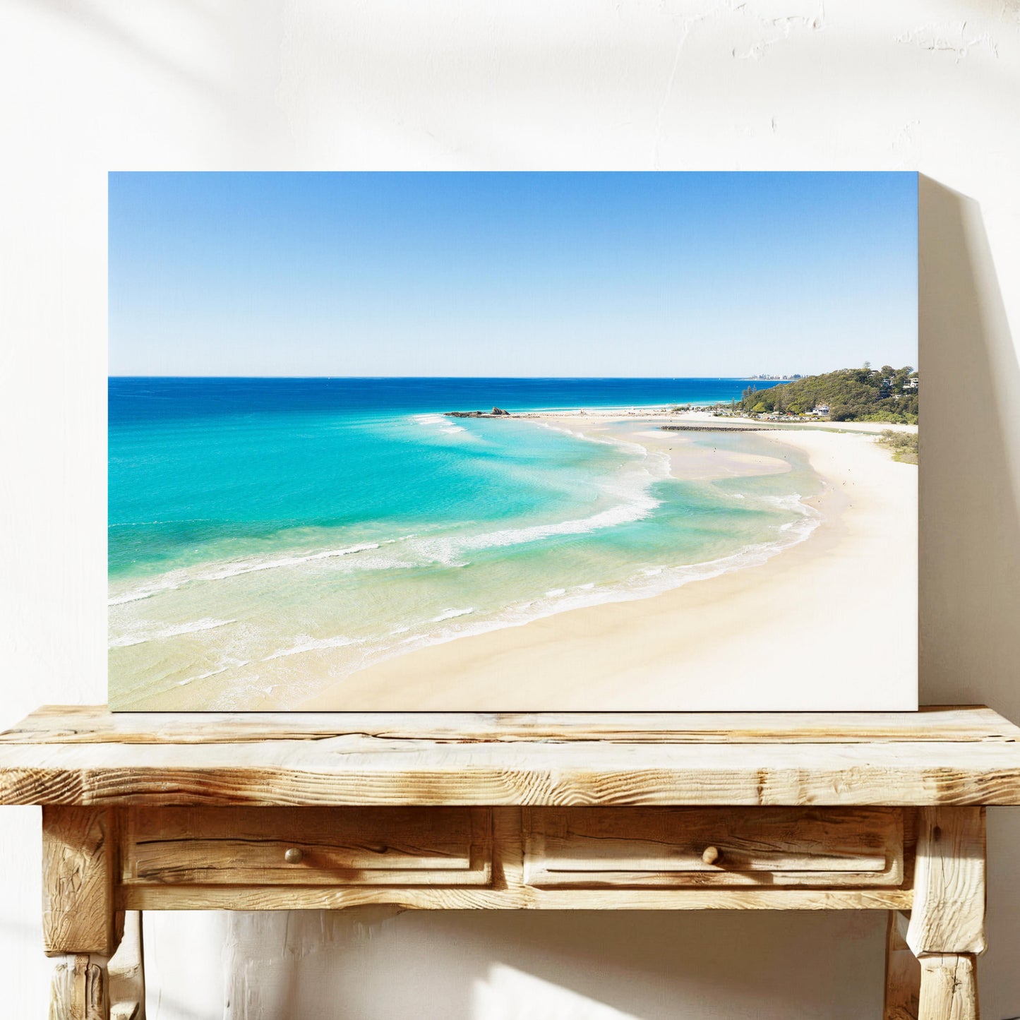 Palm Beach Sandbar Canvas Art Gold Coast