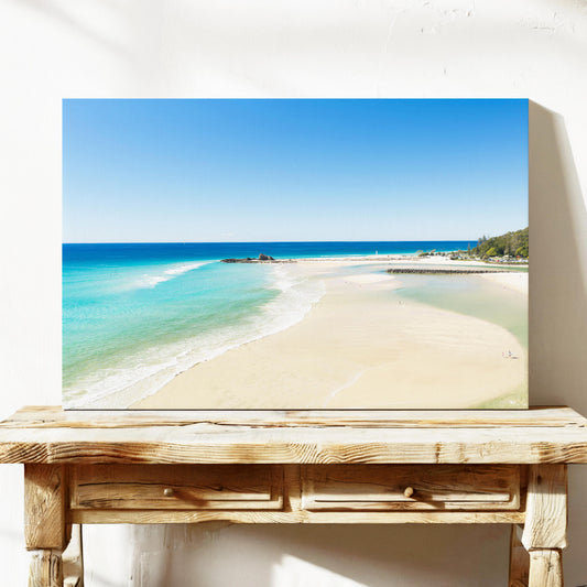 Palm Beach Surfers Sand Spit Wall Art Gold Coast