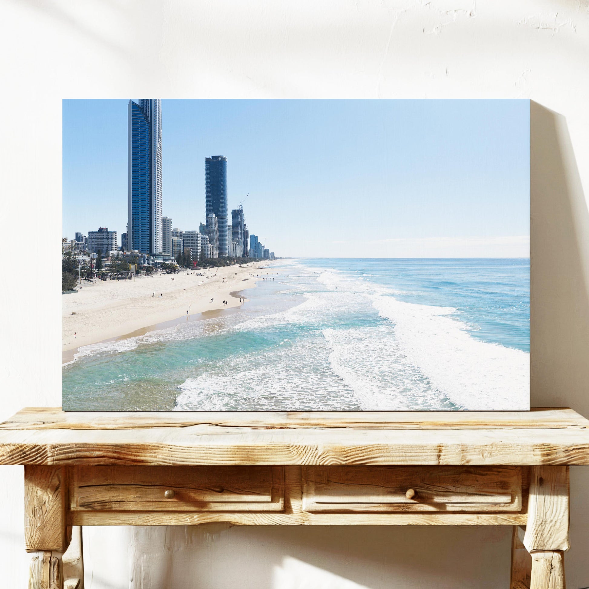 Surfers Paradise Shoreline Canvas Wall Art QLD