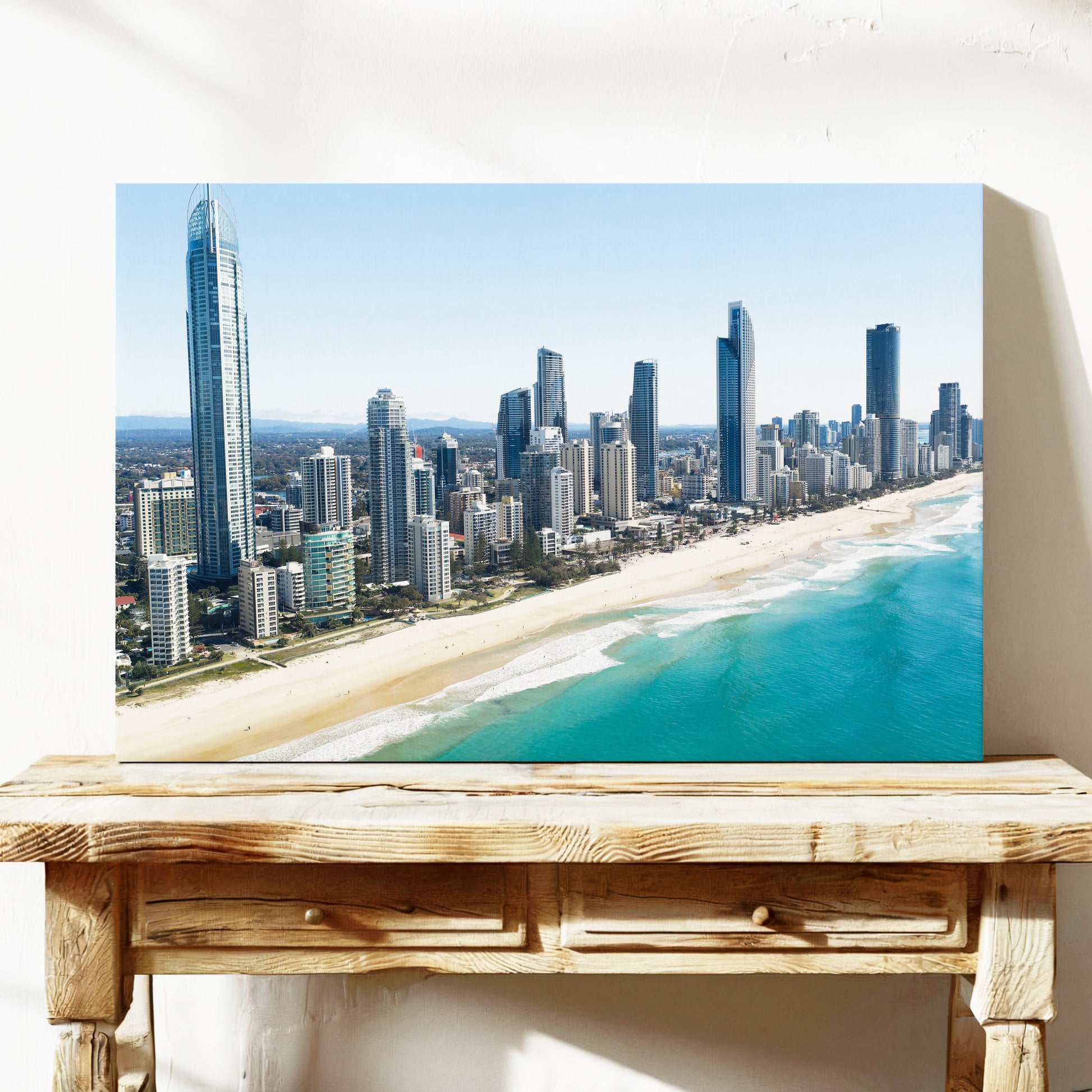 Surfers Paradise Skyline Canvas Wall Art Gold Coast