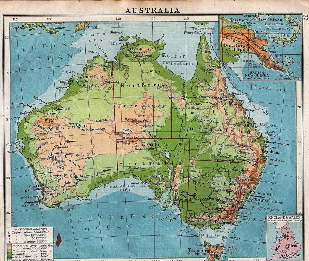 Australia map