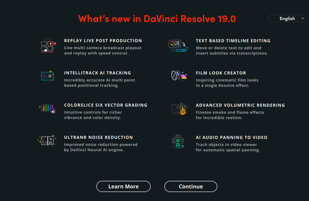 Whats new with DaVinci Resolve 19.0