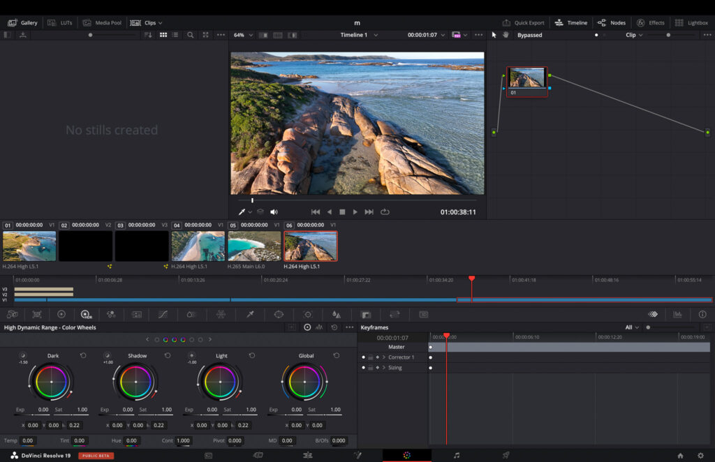 DaVinci Resolve Drone Editing