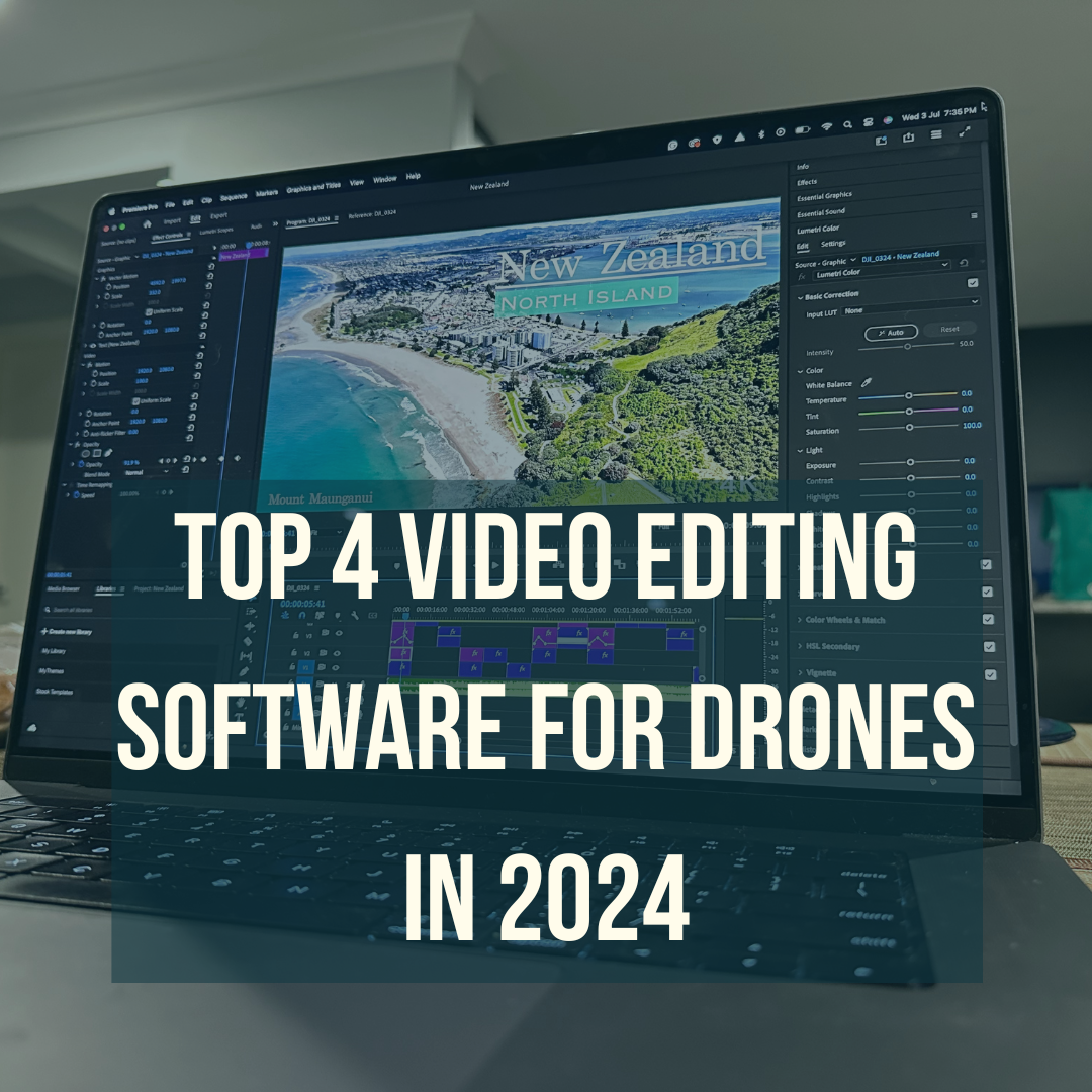 Top 4 video editing software for drones