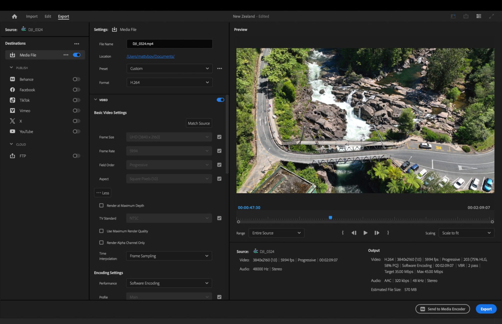 How to Edit Drone Video in Premiere Pro (Bonus Videography Tips) Premiere Pro Export Settings
