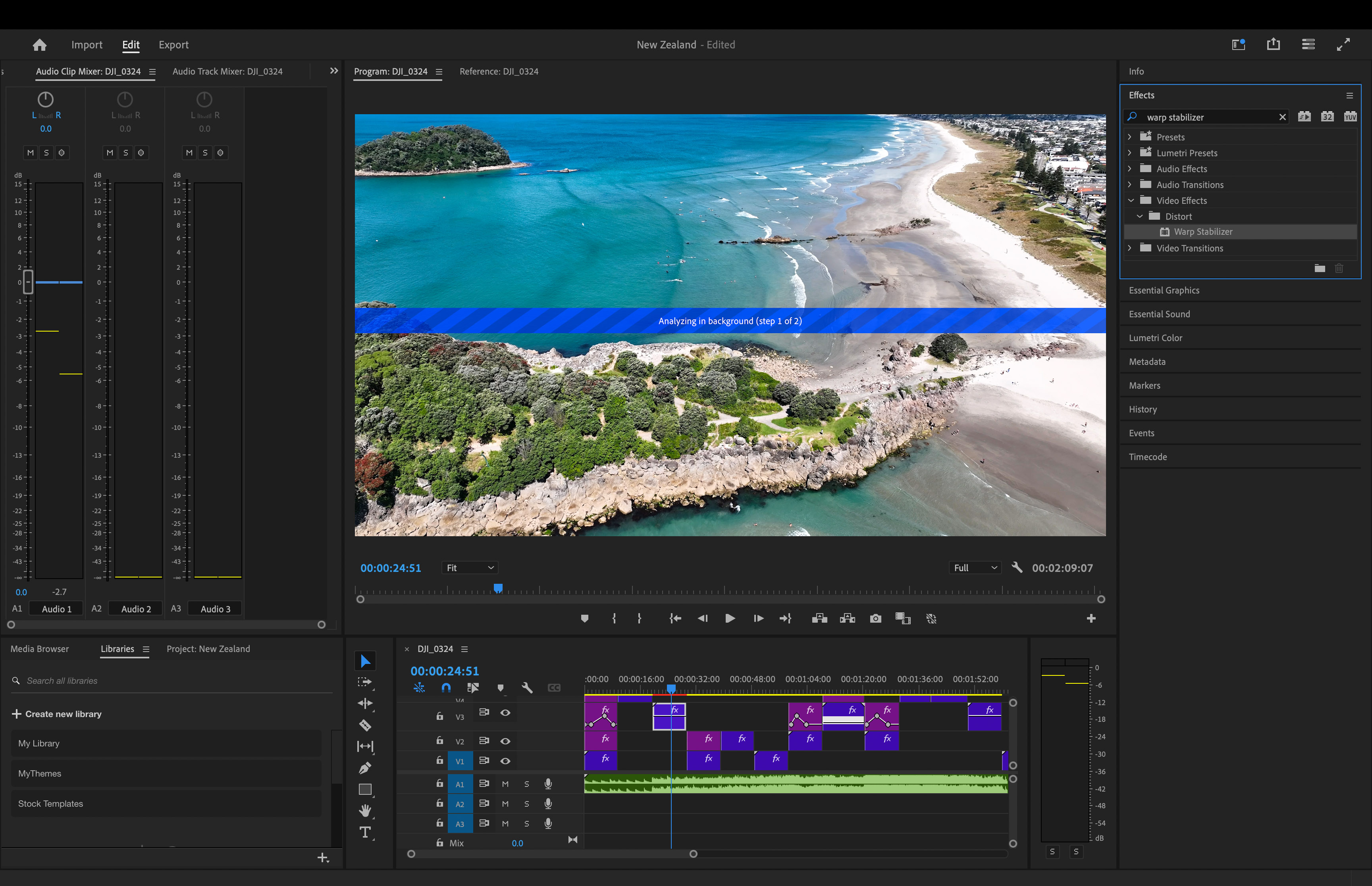 Warp Stabilizer Premiere Pro